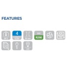 Θάλαμος συντήρησης διπλός QR 12 - GN2/1 1400X823X2075 ENERGY CLASS  C